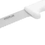 Couteau à pain Hygiplas manche blanc lame 203 mm – vue 3
