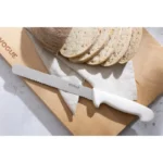 Couteau à pain Hygiplas manche blanc lame 203 mm – vue 6