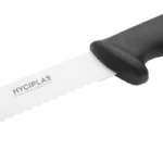 Couteau à pâtisserie dentelé Hygiplas noir 250 mm – vue 3