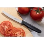 Couteau à tomates dentelé Hygiplas noir 100 mm – vue 6