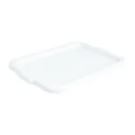 Couvercle pour conteneur alimentaire Vogue 26 L – Empilable – Blanc – vue 2