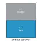Couvercle hermétique Cambro GN 1/1 translucide – vue 6