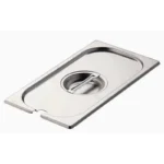 Couvercle inox Gastro M – GN 1/3 – Avec encoche – Inox 304