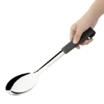 Cuillère de service Vogue inox 34 cm manche noir – vue 2
