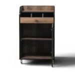 Desserte de service compacte Goldinox en bois décor Baroque sur roulettes, 600 x 510 x 990 mm – vue 3