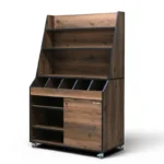 Desserte de service à service haut Goldinox 1100 mm en bois décor Baroque
