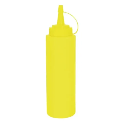 Distributeur de sauce Vogue 340 ml jaune à bouchon à vis