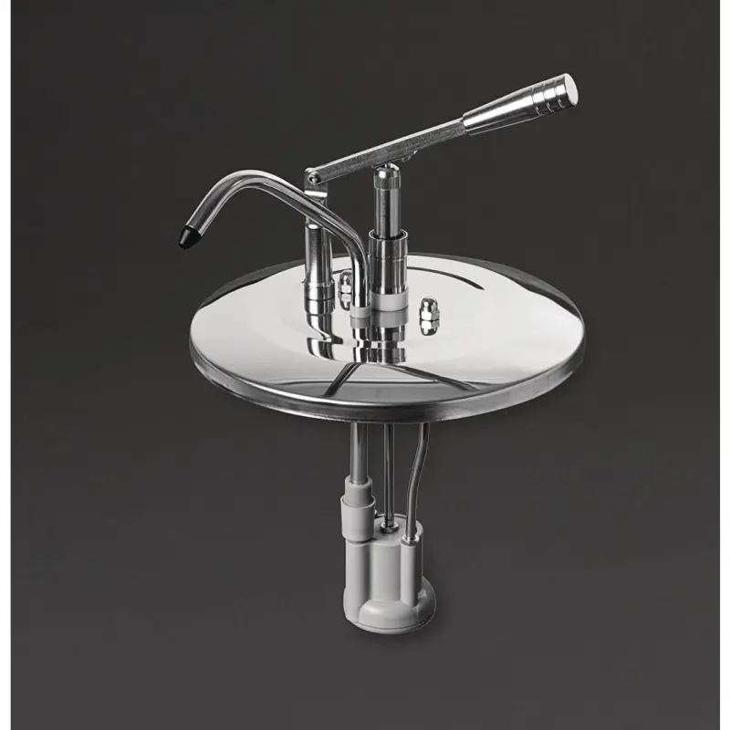 Distributeur de sauce à levier Schneider de 10 litres avec pompe inox – vue 2