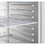 Double armoire réfrigérée positive Polar Série G – 4 portillons – 1152 L – GN 2/1 – Inox