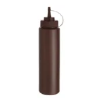 Grand flacon distributeur de sauce Vogue marron de 994 ml
