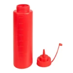 Grand flacon distributeur de sauce Vogue rouge de 994 ml – vue 3