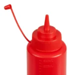 Grand flacon distributeur de sauce Vogue rouge de 994 ml – vue 4