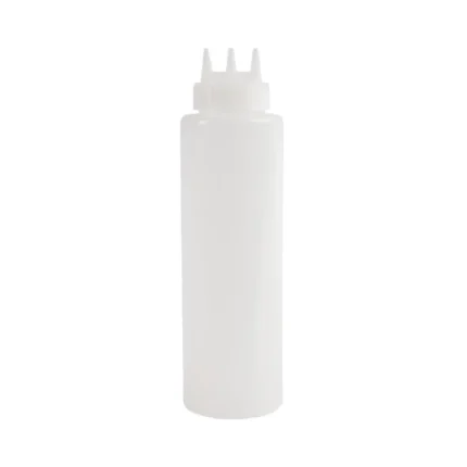 Flacon à sauce souple Vogue 3 embouts 908 ml transparent