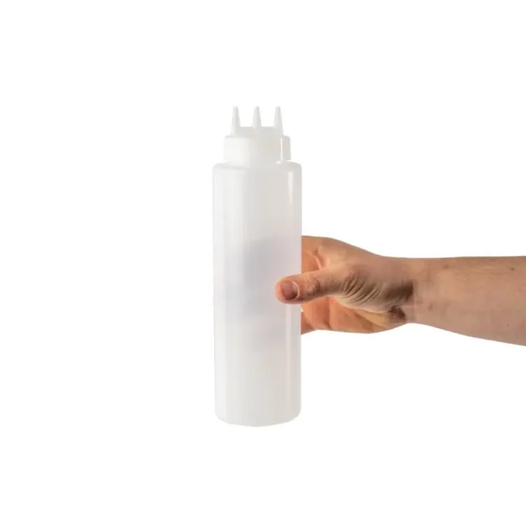 Flacon à sauce souple Vogue 3 embouts 908 ml transparent – vue 2
