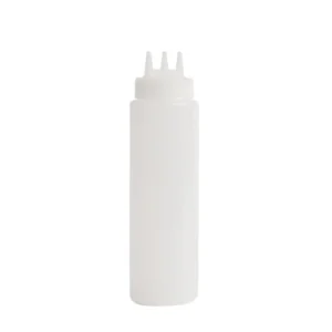 Flacon à sauce souple Vogue à 3 embouts 681 ml