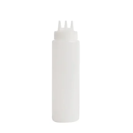 Flacon à sauce souple Vogue à 3 embouts 681 ml