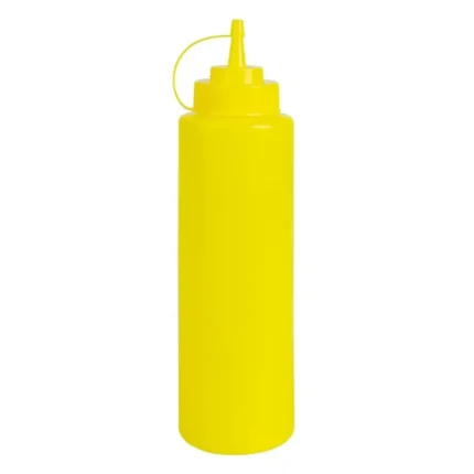 Flacon à sauce Vogue 994 ml jaune grand format