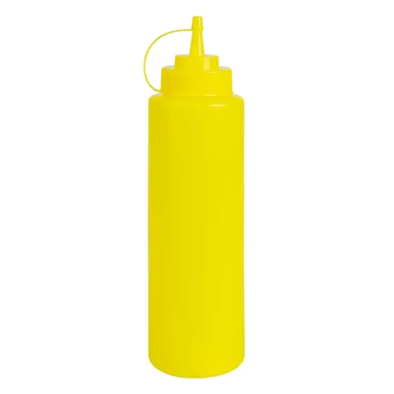 Flacon à sauce Vogue 994 ml jaune grand format