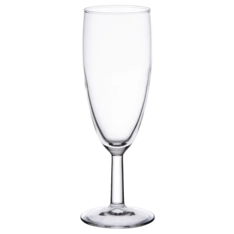 Flûtes à champagne Savoie Arcoroc – 170 ml – Lot de 48 – Verre – Tige raccourcie