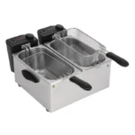 Friteuse double de comptoir Caterlite deux cuves de 3,5 litres – vue 2