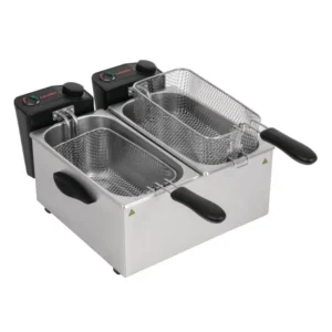 Friteuse double de comptoir Caterlite deux cuves de 3,5 litres – vue 2