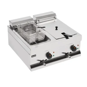Friteuse électrique double Lincat Silverlink deux cuves de 9 litres