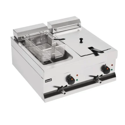 Friteuse électrique double Lincat Silverlink deux cuves de 9 litres