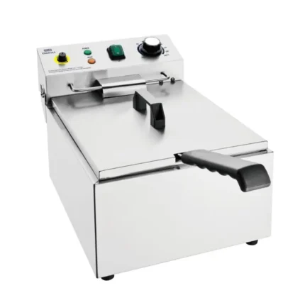 Friteuse électrique 5 litres Nisbets Essentials en inox avec panier