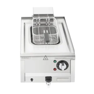 Friteuse électrique Buffalo Série 600 cuve de 8 litres en inox – vue 2