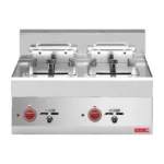 Friteuse électrique double Gastro M 650 deux cuves de 10 litres – vue 2