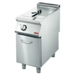 Friteuse électrique sur pied Gastro M avec placard fermé une porte