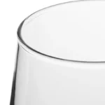 Gobelets Atlanta Olympia – 380 ml – Lot de 12 – Verre – Forme angulaire – Bord roulé