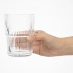Gobelets empilables Mae Olympia – 440 ml – Lot de 6 – Verre – Résistants aux rayures