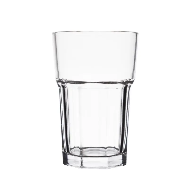 Gobelets Olympia Orléans 310 ml en verre trempé à facettes