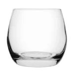 Gobelets rocks arrondis Olympia – 330 ml – Lot de 6 – Verre – Bord roulé