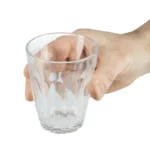 Gobelets Olympia – 230 ml – Lot de 12 – Verre trempé – Facettes – Empilables – vue 7