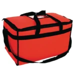 Grand sac à pizza isotherme Vogue rouge avec bandoulière – vue 4