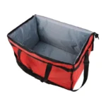Grand sac à pizza isotherme Vogue rouge avec bandoulière – vue 5