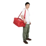 Grand sac de livraison pizza Vogue en nylon rouge – vue 3