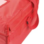 Grand sac de livraison pizza Vogue en nylon rouge – vue 5