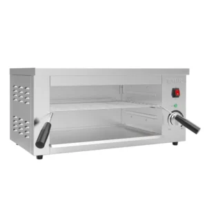 Gril salamandre Buffalo deux-en-un plaque et gril en inox