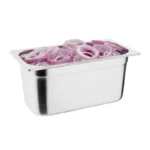 Lot de 3 bacs inox Vogue GN 1/3 avec couvercles – vue 7