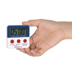 Minuteur de cuisine aimanté Hygiplas blanc – vue 2