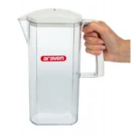 Pichet de service Araven 2 litres avec couvercle blanc – vue 5