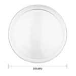 Plaque à pizza Vogue de 355 mm en aluminium trempé – vue 4