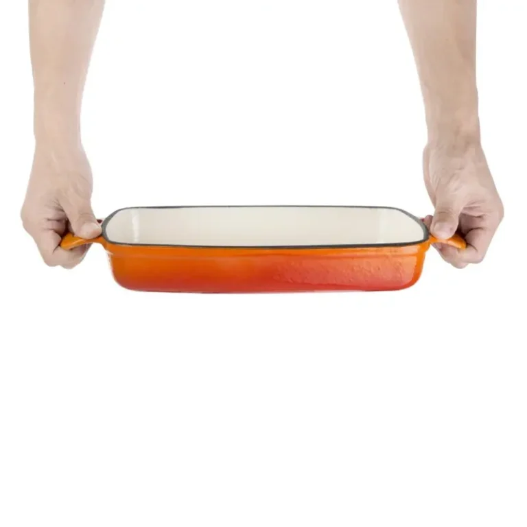 Plat en fonte Vogue orange 1,8 L – vue 2