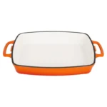 Plat rectangulaire en fonte émaillée Vogue