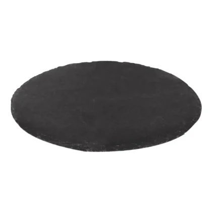 Plateau à pizza rond en ardoise Olympia de 330 mm