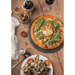 Plateau à pizza rond en ardoise Olympia de 330 mm – vue 2