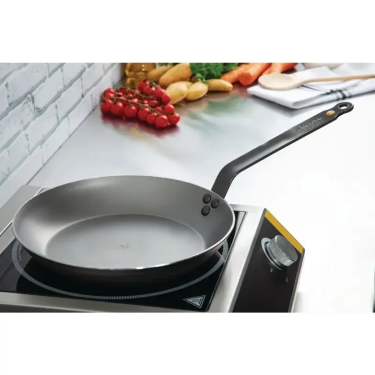 Poêle en acier De Buyer Mineral B – 280 mm – Induction – Fer 2 mm – Cire d’abeille – vue 2